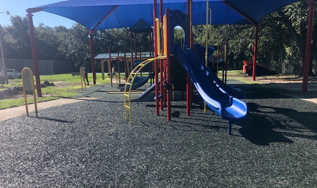 image of playground with shade structure
